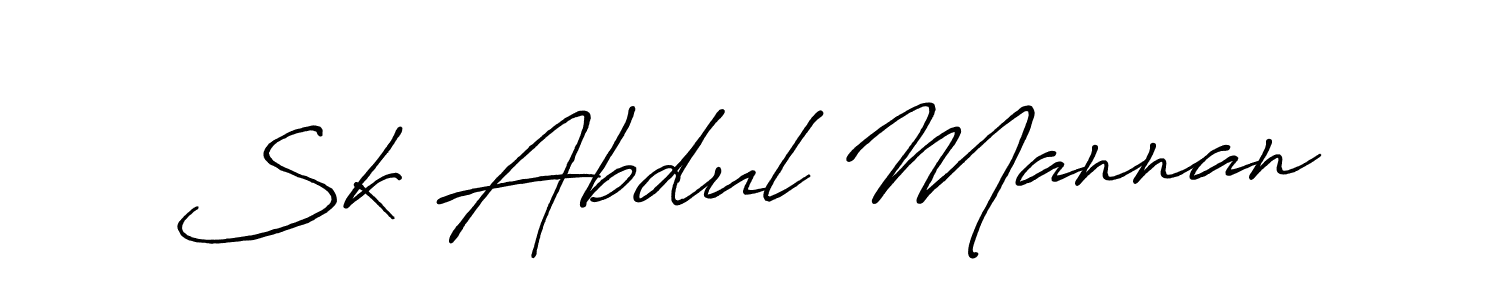 How to make Sk Abdul Mannan signature? Antro_Vectra_Bolder is a professional autograph style. Create handwritten signature for Sk Abdul Mannan name. Sk Abdul Mannan signature style 7 images and pictures png