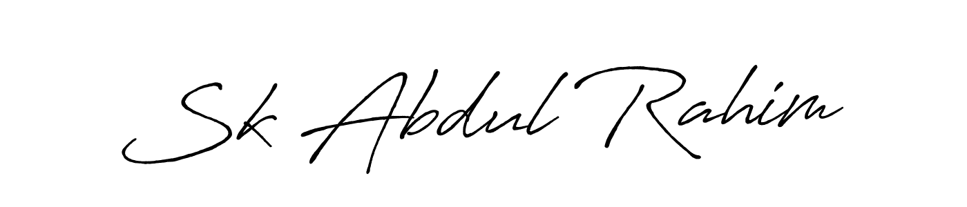 Once you've used our free online signature maker to create your best signature Antro_Vectra_Bolder style, it's time to enjoy all of the benefits that Sk Abdul Rahim name signing documents. Sk Abdul Rahim signature style 7 images and pictures png