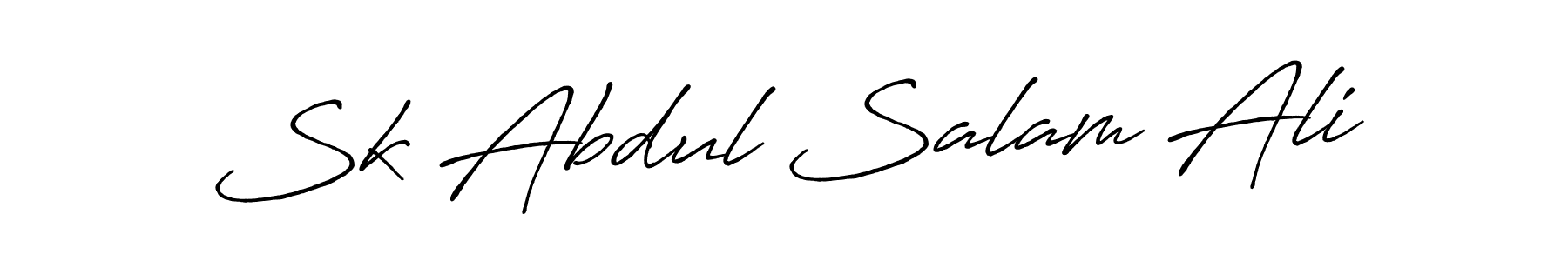 Also we have Sk Abdul Salam Ali name is the best signature style. Create professional handwritten signature collection using Antro_Vectra_Bolder autograph style. Sk Abdul Salam Ali signature style 7 images and pictures png