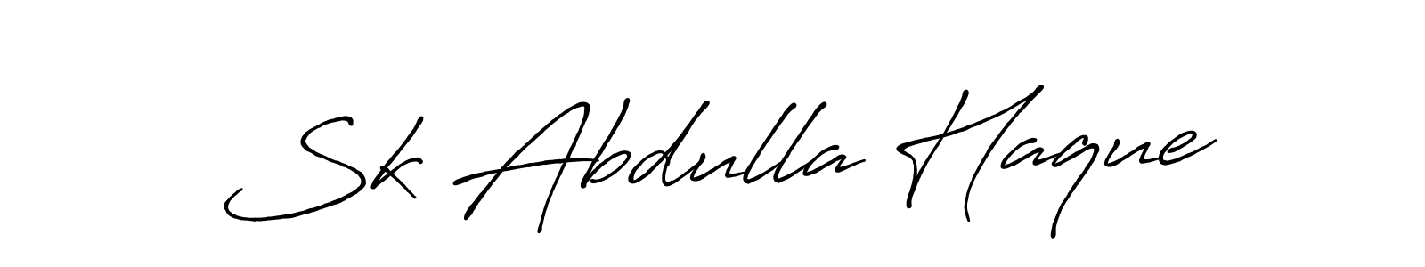 Make a short Sk Abdulla Haque signature style. Manage your documents anywhere anytime using Antro_Vectra_Bolder. Create and add eSignatures, submit forms, share and send files easily. Sk Abdulla Haque signature style 7 images and pictures png