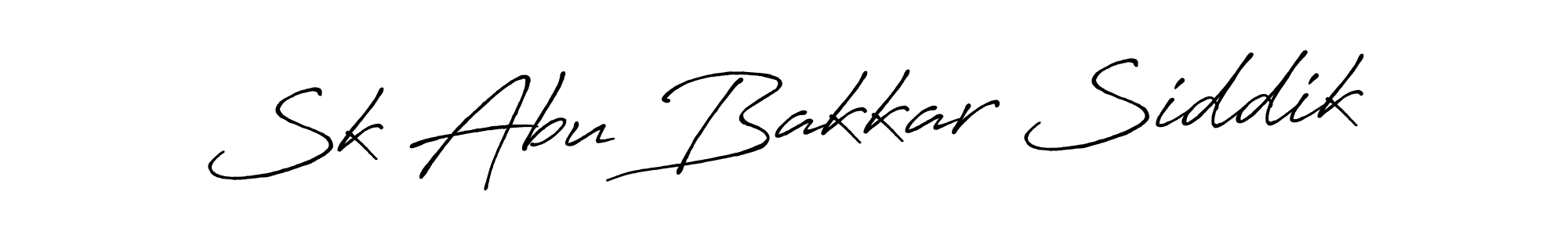 How to make Sk Abu Bakkar Siddik signature? Antro_Vectra_Bolder is a professional autograph style. Create handwritten signature for Sk Abu Bakkar Siddik name. Sk Abu Bakkar Siddik signature style 7 images and pictures png