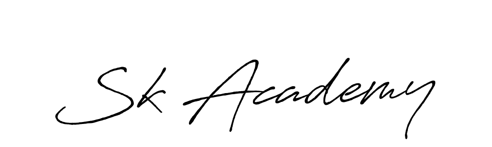 Similarly Antro_Vectra_Bolder is the best handwritten signature design. Signature creator online .You can use it as an online autograph creator for name Sk Academy. Sk Academy signature style 7 images and pictures png