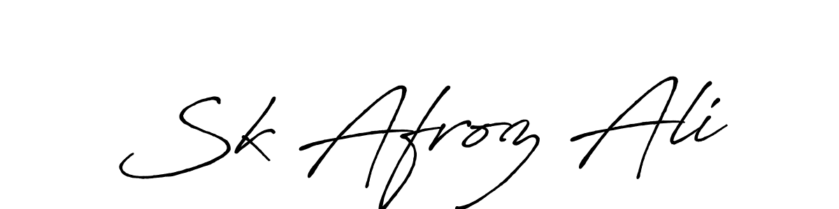 Sk Afroz Ali stylish signature style. Best Handwritten Sign (Antro_Vectra_Bolder) for my name. Handwritten Signature Collection Ideas for my name Sk Afroz Ali. Sk Afroz Ali signature style 7 images and pictures png