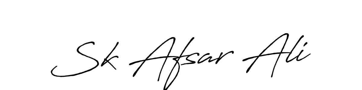 It looks lik you need a new signature style for name Sk Afsar Ali. Design unique handwritten (Antro_Vectra_Bolder) signature with our free signature maker in just a few clicks. Sk Afsar Ali signature style 7 images and pictures png