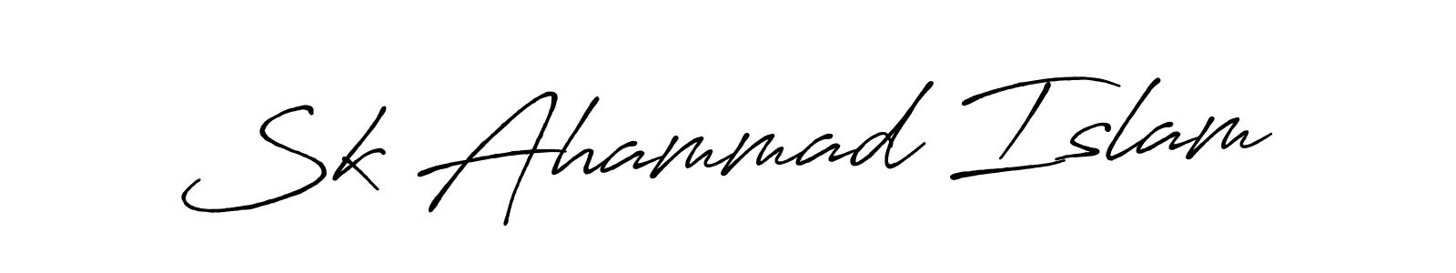 This is the best signature style for the Sk Ahammad Islam name. Also you like these signature font (Antro_Vectra_Bolder). Mix name signature. Sk Ahammad Islam signature style 7 images and pictures png