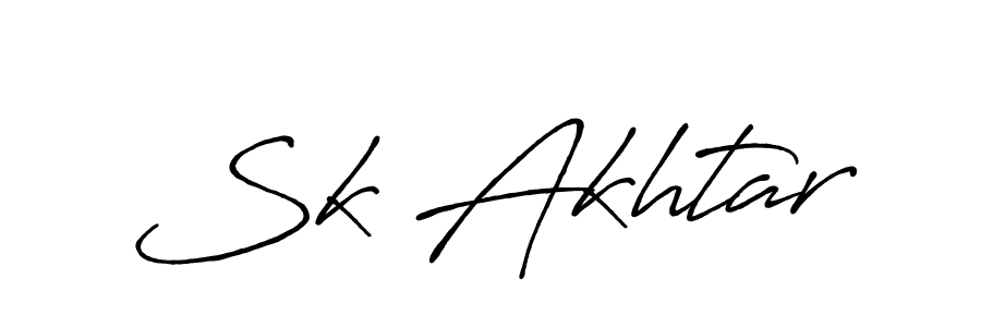 How to Draw Sk Akhtar signature style? Antro_Vectra_Bolder is a latest design signature styles for name Sk Akhtar. Sk Akhtar signature style 7 images and pictures png
