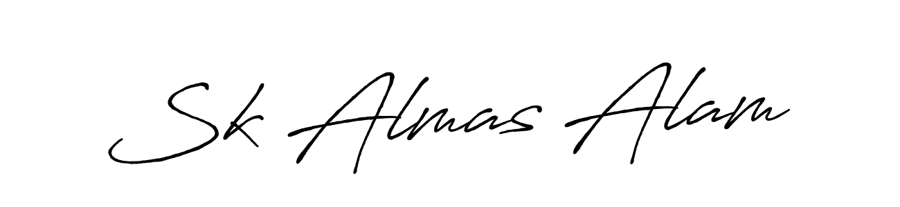 Once you've used our free online signature maker to create your best signature Antro_Vectra_Bolder style, it's time to enjoy all of the benefits that Sk Almas Alam name signing documents. Sk Almas Alam signature style 7 images and pictures png