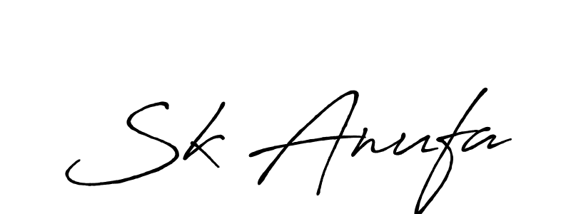 if you are searching for the best signature style for your name Sk Anufa. so please give up your signature search. here we have designed multiple signature styles  using Antro_Vectra_Bolder. Sk Anufa signature style 7 images and pictures png