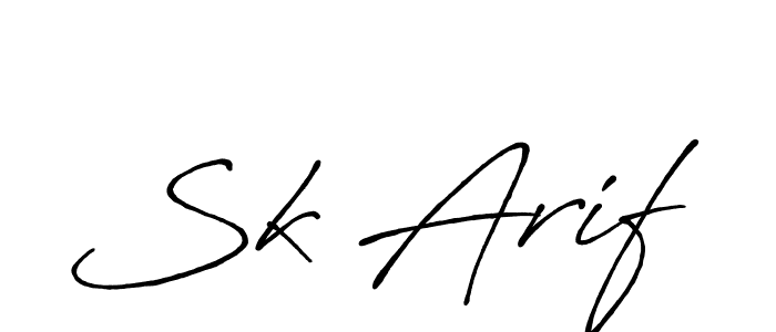 Also You can easily find your signature by using the search form. We will create Sk Arif name handwritten signature images for you free of cost using Antro_Vectra_Bolder sign style. Sk Arif signature style 7 images and pictures png