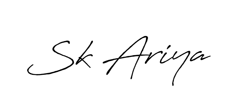 Similarly Antro_Vectra_Bolder is the best handwritten signature design. Signature creator online .You can use it as an online autograph creator for name Sk Ariya. Sk Ariya signature style 7 images and pictures png