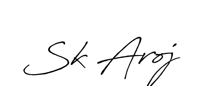 Once you've used our free online signature maker to create your best signature Antro_Vectra_Bolder style, it's time to enjoy all of the benefits that Sk Aroj name signing documents. Sk Aroj signature style 7 images and pictures png