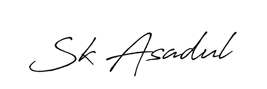 Make a beautiful signature design for name Sk Asadul. Use this online signature maker to create a handwritten signature for free. Sk Asadul signature style 7 images and pictures png