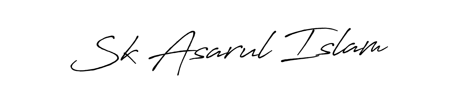 You can use this online signature creator to create a handwritten signature for the name Sk Asarul Islam. This is the best online autograph maker. Sk Asarul Islam signature style 7 images and pictures png