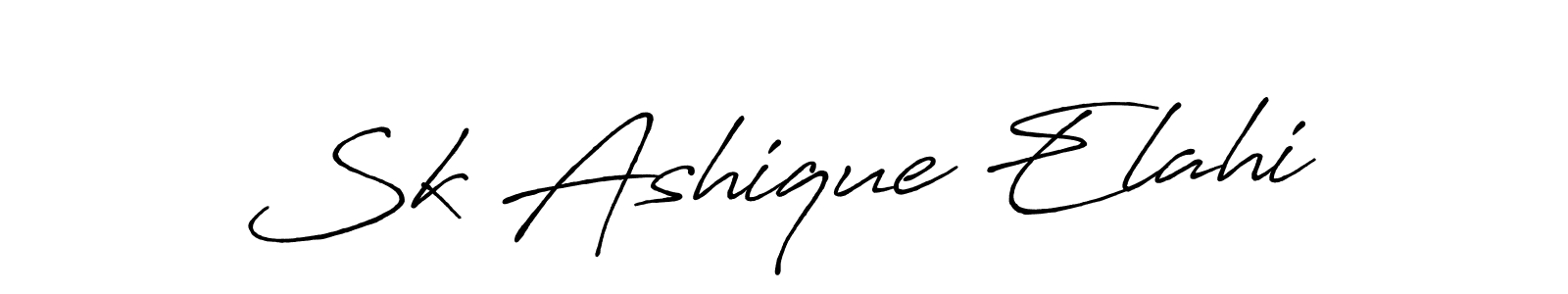 Once you've used our free online signature maker to create your best signature Antro_Vectra_Bolder style, it's time to enjoy all of the benefits that Sk Ashique Elahi name signing documents. Sk Ashique Elahi signature style 7 images and pictures png
