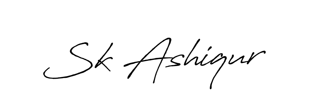 This is the best signature style for the Sk Ashiqur name. Also you like these signature font (Antro_Vectra_Bolder). Mix name signature. Sk Ashiqur signature style 7 images and pictures png