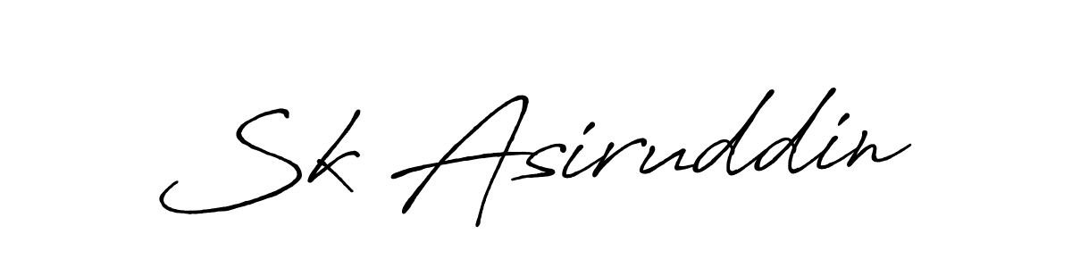 Sk Asiruddin stylish signature style. Best Handwritten Sign (Antro_Vectra_Bolder) for my name. Handwritten Signature Collection Ideas for my name Sk Asiruddin. Sk Asiruddin signature style 7 images and pictures png