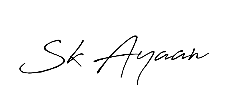 Once you've used our free online signature maker to create your best signature Antro_Vectra_Bolder style, it's time to enjoy all of the benefits that Sk Ayaan name signing documents. Sk Ayaan signature style 7 images and pictures png