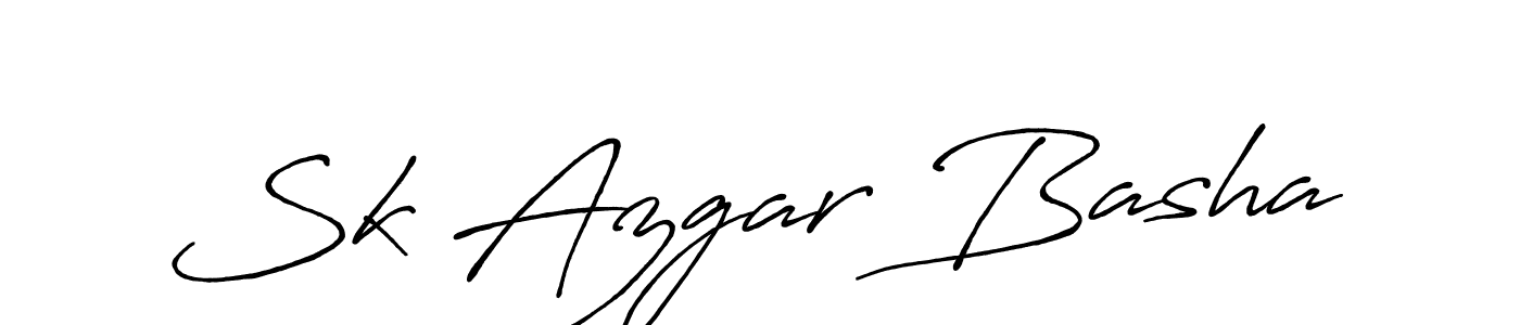 It looks lik you need a new signature style for name Sk Azgar Basha. Design unique handwritten (Antro_Vectra_Bolder) signature with our free signature maker in just a few clicks. Sk Azgar Basha signature style 7 images and pictures png