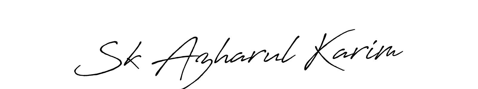 How to Draw Sk Azharul Karim signature style? Antro_Vectra_Bolder is a latest design signature styles for name Sk Azharul Karim. Sk Azharul Karim signature style 7 images and pictures png