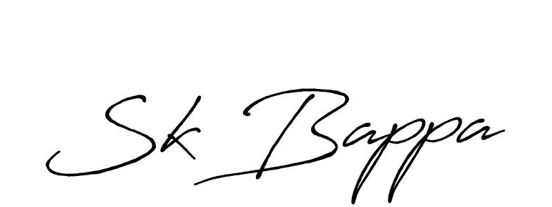 How to make Sk Bappa signature? Antro_Vectra_Bolder is a professional autograph style. Create handwritten signature for Sk Bappa name. Sk Bappa signature style 7 images and pictures png