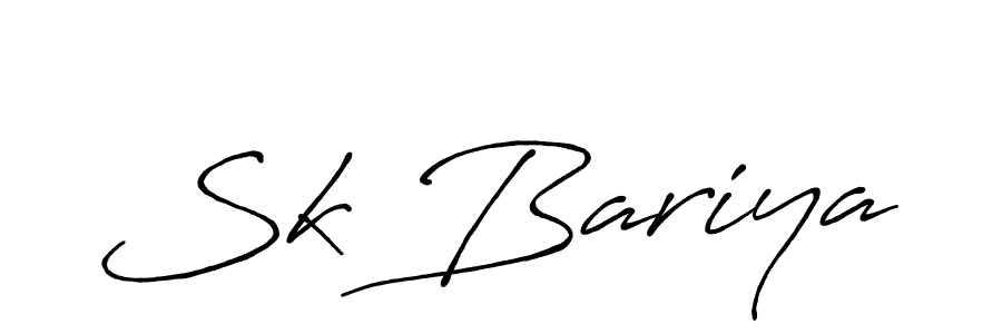 The best way (Antro_Vectra_Bolder) to make a short signature is to pick only two or three words in your name. The name Sk Bariya include a total of six letters. For converting this name. Sk Bariya signature style 7 images and pictures png
