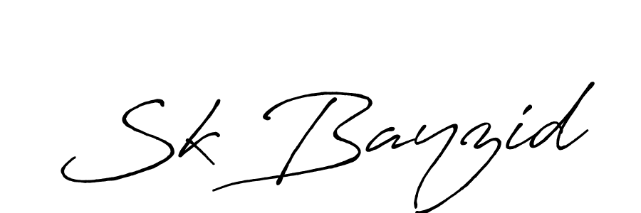 Use a signature maker to create a handwritten signature online. With this signature software, you can design (Antro_Vectra_Bolder) your own signature for name Sk Bayzid. Sk Bayzid signature style 7 images and pictures png