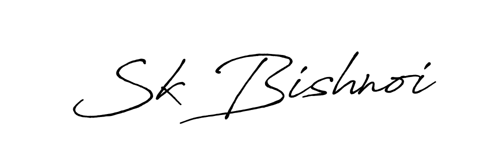 You should practise on your own different ways (Antro_Vectra_Bolder) to write your name (Sk Bishnoi) in signature. don't let someone else do it for you. Sk Bishnoi signature style 7 images and pictures png