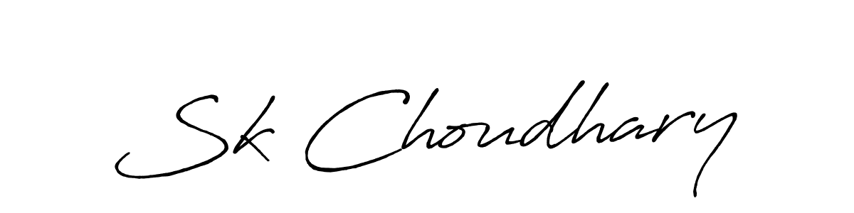 It looks lik you need a new signature style for name Sk Choudhary. Design unique handwritten (Antro_Vectra_Bolder) signature with our free signature maker in just a few clicks. Sk Choudhary signature style 7 images and pictures png