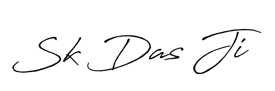 Use a signature maker to create a handwritten signature online. With this signature software, you can design (Antro_Vectra_Bolder) your own signature for name Sk Das Ji. Sk Das Ji signature style 7 images and pictures png