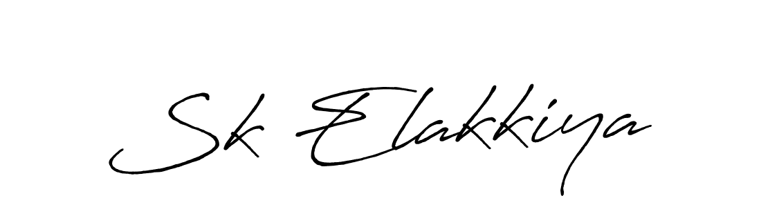 Similarly Antro_Vectra_Bolder is the best handwritten signature design. Signature creator online .You can use it as an online autograph creator for name Sk Elakkiya. Sk Elakkiya signature style 7 images and pictures png