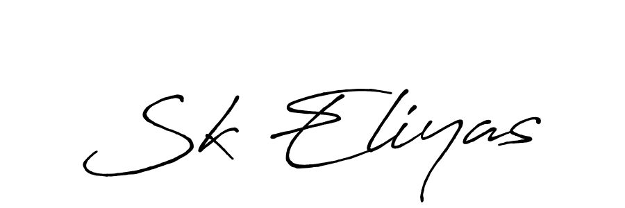 It looks lik you need a new signature style for name Sk Eliyas. Design unique handwritten (Antro_Vectra_Bolder) signature with our free signature maker in just a few clicks. Sk Eliyas signature style 7 images and pictures png