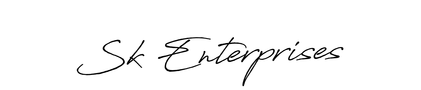 Also we have Sk Enterprises name is the best signature style. Create professional handwritten signature collection using Antro_Vectra_Bolder autograph style. Sk Enterprises signature style 7 images and pictures png