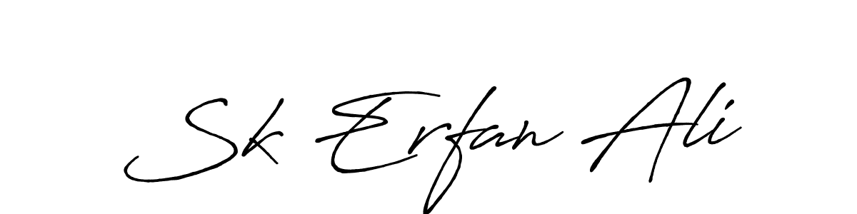 Antro_Vectra_Bolder is a professional signature style that is perfect for those who want to add a touch of class to their signature. It is also a great choice for those who want to make their signature more unique. Get Sk Erfan Ali name to fancy signature for free. Sk Erfan Ali signature style 7 images and pictures png