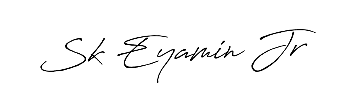 Here are the top 10 professional signature styles for the name Sk Eyamin Jr. These are the best autograph styles you can use for your name. Sk Eyamin Jr signature style 7 images and pictures png