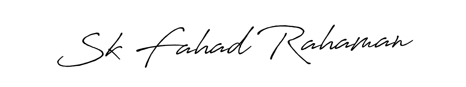 Antro_Vectra_Bolder is a professional signature style that is perfect for those who want to add a touch of class to their signature. It is also a great choice for those who want to make their signature more unique. Get Sk Fahad Rahaman name to fancy signature for free. Sk Fahad Rahaman signature style 7 images and pictures png