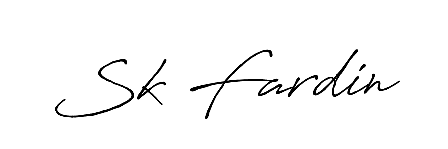 Once you've used our free online signature maker to create your best signature Antro_Vectra_Bolder style, it's time to enjoy all of the benefits that Sk Fardin name signing documents. Sk Fardin signature style 7 images and pictures png