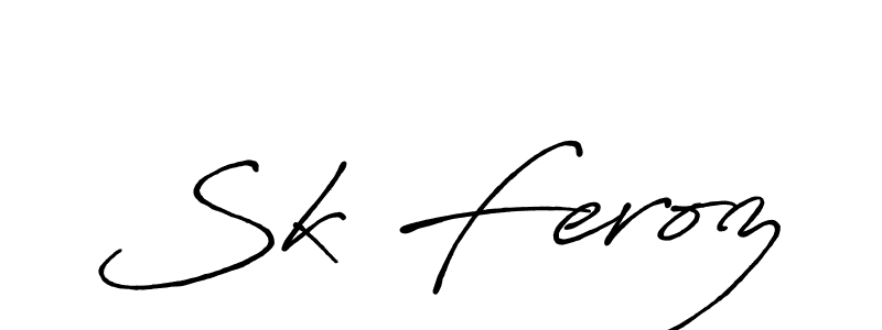 It looks lik you need a new signature style for name Sk Feroz. Design unique handwritten (Antro_Vectra_Bolder) signature with our free signature maker in just a few clicks. Sk Feroz signature style 7 images and pictures png