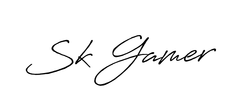 The best way (Antro_Vectra_Bolder) to make a short signature is to pick only two or three words in your name. The name Sk Gamer include a total of six letters. For converting this name. Sk Gamer signature style 7 images and pictures png