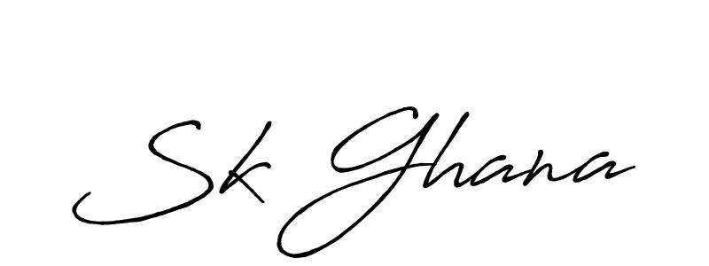 Make a beautiful signature design for name Sk Ghana. Use this online signature maker to create a handwritten signature for free. Sk Ghana signature style 7 images and pictures png