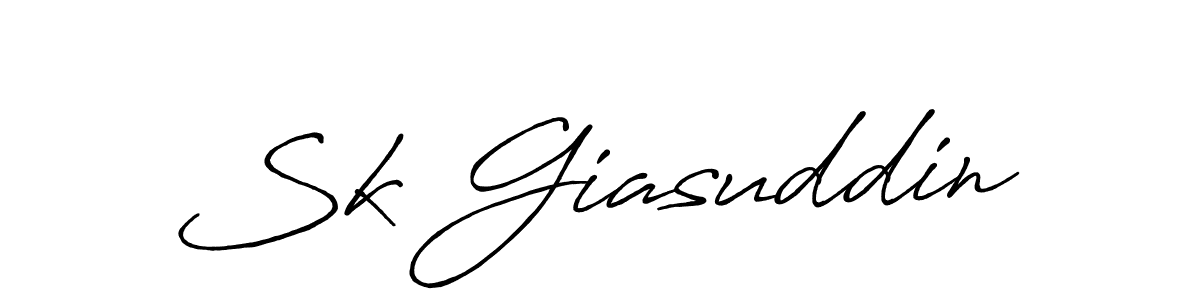 Sk Giasuddin stylish signature style. Best Handwritten Sign (Antro_Vectra_Bolder) for my name. Handwritten Signature Collection Ideas for my name Sk Giasuddin. Sk Giasuddin signature style 7 images and pictures png