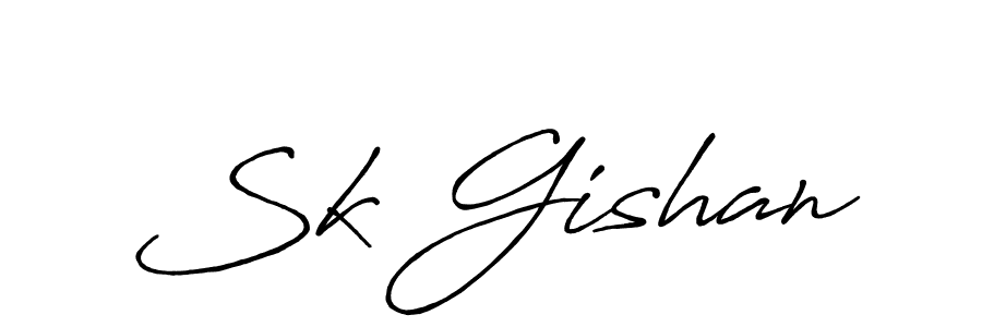 This is the best signature style for the Sk Gishan name. Also you like these signature font (Antro_Vectra_Bolder). Mix name signature. Sk Gishan signature style 7 images and pictures png