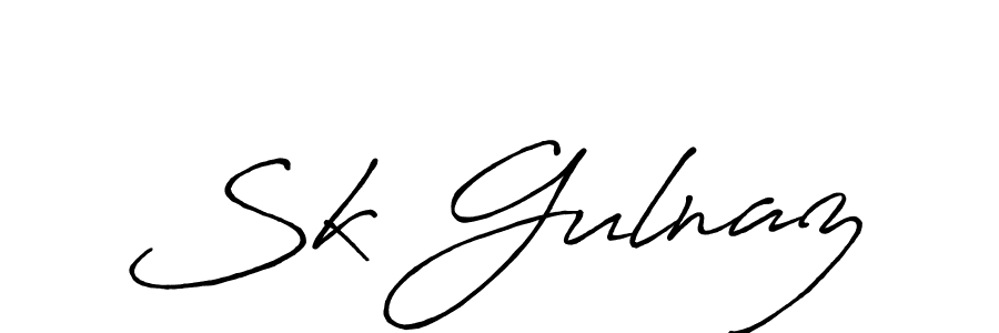 The best way (Antro_Vectra_Bolder) to make a short signature is to pick only two or three words in your name. The name Sk Gulnaz include a total of six letters. For converting this name. Sk Gulnaz signature style 7 images and pictures png