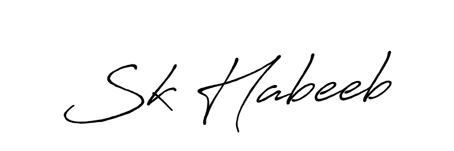 Make a beautiful signature design for name Sk Habeeb. Use this online signature maker to create a handwritten signature for free. Sk Habeeb signature style 7 images and pictures png