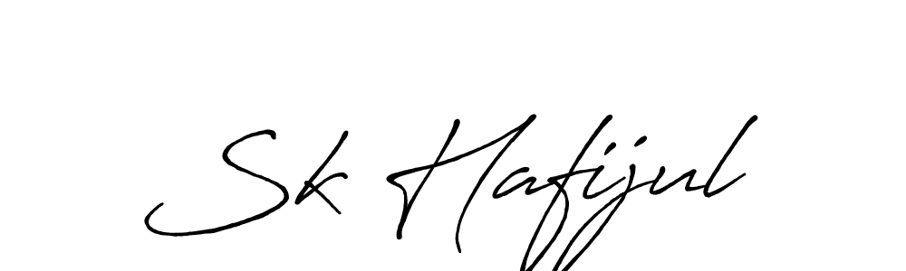 Make a beautiful signature design for name Sk Hafijul. With this signature (Antro_Vectra_Bolder) style, you can create a handwritten signature for free. Sk Hafijul signature style 7 images and pictures png