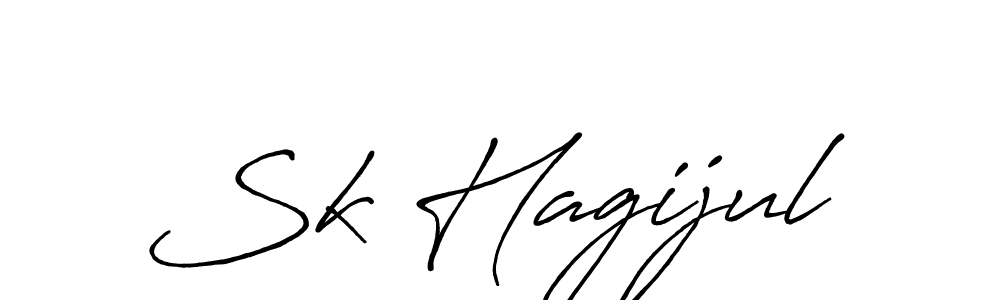 if you are searching for the best signature style for your name Sk Hagijul. so please give up your signature search. here we have designed multiple signature styles  using Antro_Vectra_Bolder. Sk Hagijul signature style 7 images and pictures png