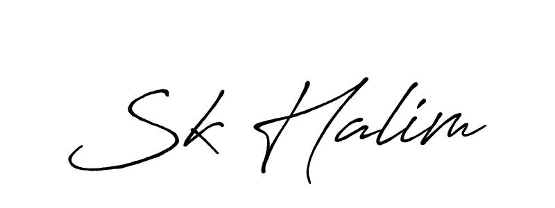 if you are searching for the best signature style for your name Sk Halim. so please give up your signature search. here we have designed multiple signature styles  using Antro_Vectra_Bolder. Sk Halim signature style 7 images and pictures png