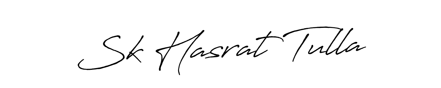 Use a signature maker to create a handwritten signature online. With this signature software, you can design (Antro_Vectra_Bolder) your own signature for name Sk Hasrat Tulla. Sk Hasrat Tulla signature style 7 images and pictures png
