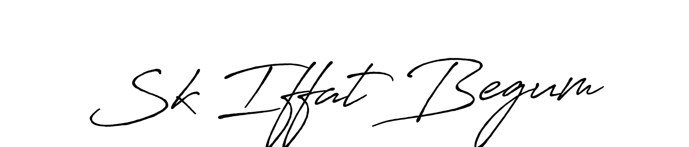 Similarly Antro_Vectra_Bolder is the best handwritten signature design. Signature creator online .You can use it as an online autograph creator for name Sk Iffat Begum. Sk Iffat Begum signature style 7 images and pictures png