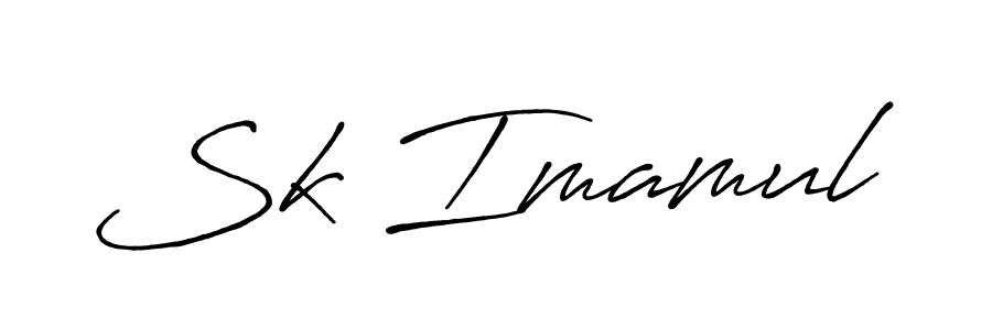 Create a beautiful signature design for name Sk Imamul. With this signature (Antro_Vectra_Bolder) fonts, you can make a handwritten signature for free. Sk Imamul signature style 7 images and pictures png