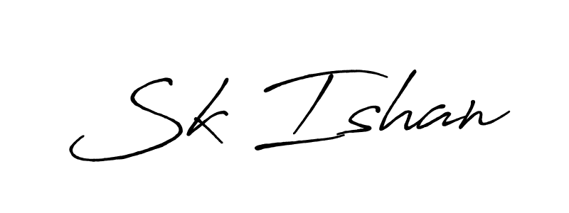 How to Draw Sk Ishan signature style? Antro_Vectra_Bolder is a latest design signature styles for name Sk Ishan. Sk Ishan signature style 7 images and pictures png